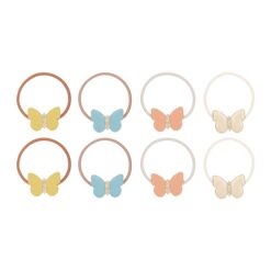 Haargummis - Garden butterfly ponies