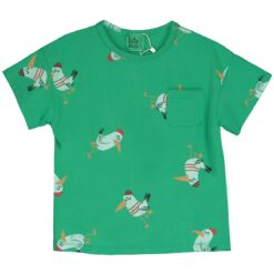 Lötie Kids - Seagulls Regualar Tshirt Green
