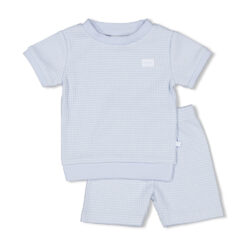 Feetje - Pyjama Shortama wafel Babyblue