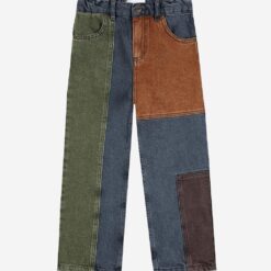 Bobo Choses - color block denim pants