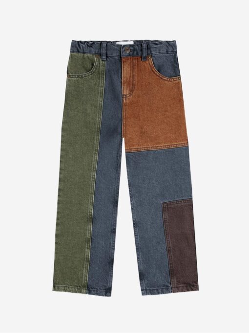 Bobo Choses - color block denim pants