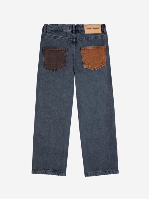 Bobo Choses - color block denim pants – Bild 2