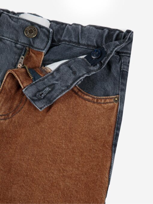 Bobo Choses - color block denim pants – Bild 4