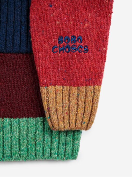 Bobo Choses - Color Block cardigan – Bild 6