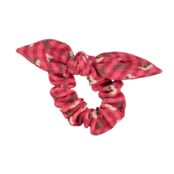 Piupiuchick - Scrunchie Pink checkered flowers