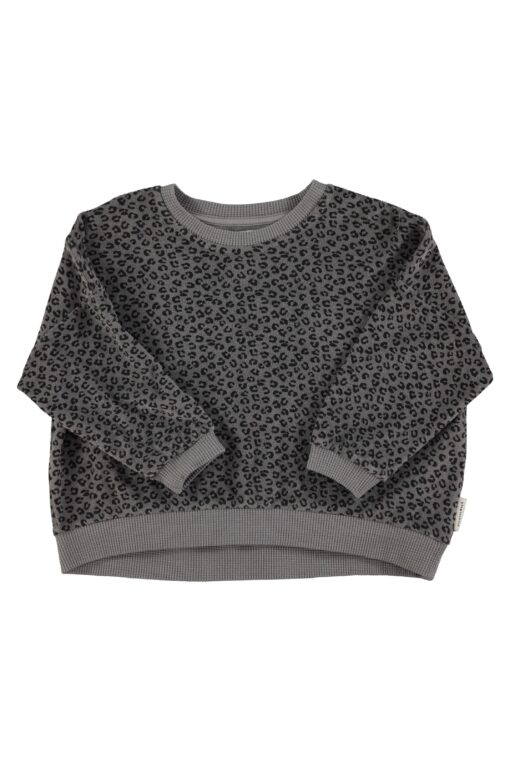 Piupiuchick - sweatshirt Grey animal print