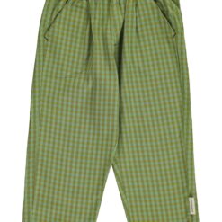 Piupiuchick - Unisex trousers Green checkered