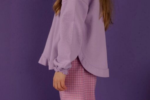 Nixnut - Ruffled Sweater Lila – Bild 3