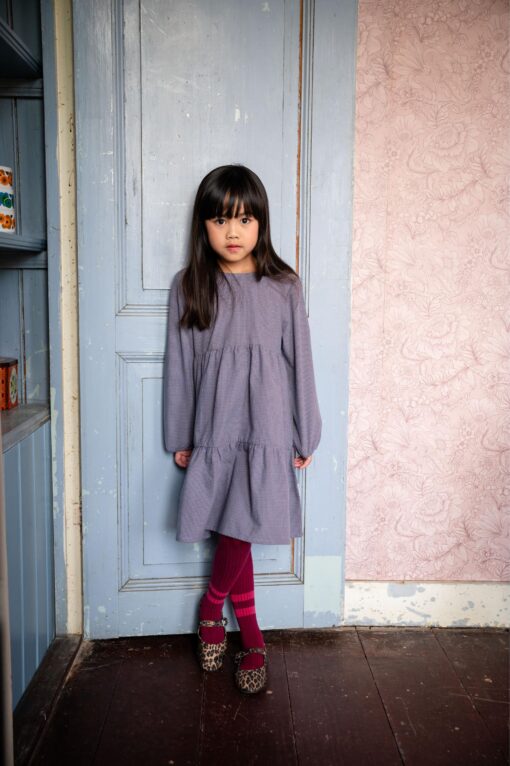 Petit Blush - Check Dress Blue – Bild 3