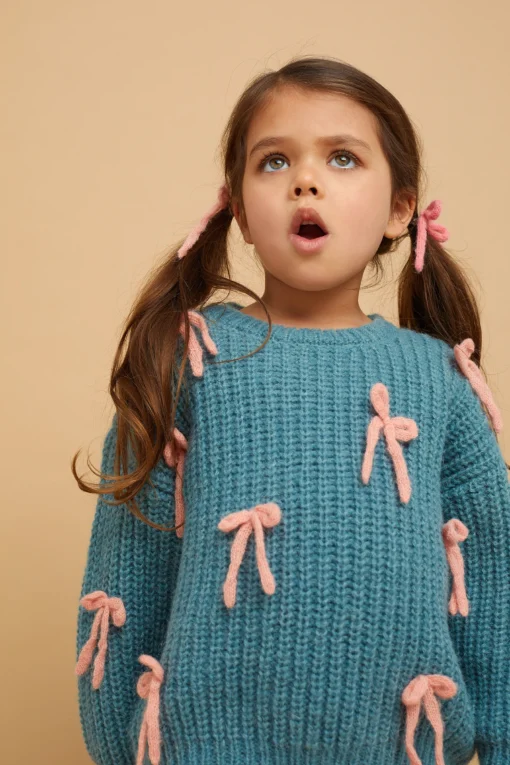 Sproet & Sprout - Girls sweater bows – Bild 2