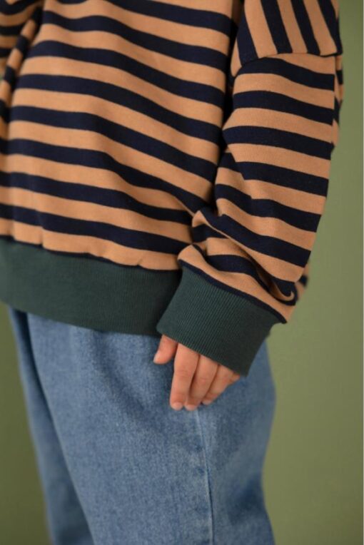 Nixnut - Rel Sweater Navy Stripe – Bild 3