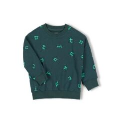 Nixnut - Stamp Sweater Moss