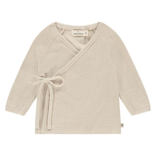 A Tiny Story - baby cardigan snow