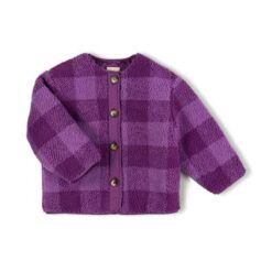 Nixnut - Check Jacket Purple