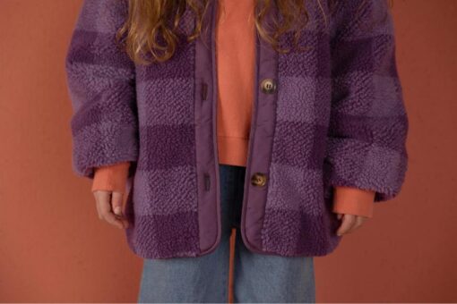 Nixnut - Check Jacket Purple – Bild 3