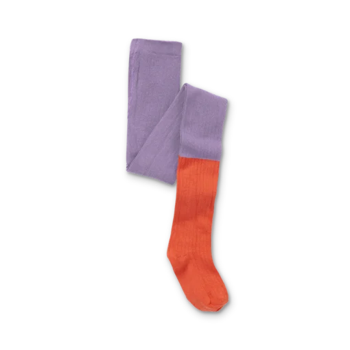 Sproet & Sprout - Tights colourblock lavender