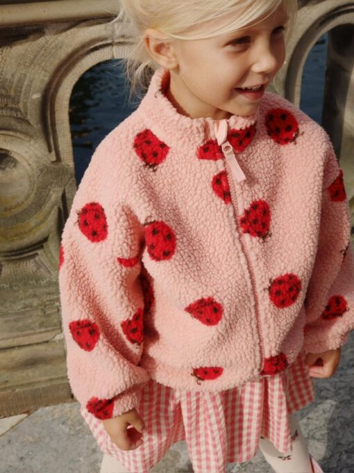 Konges Slojd – Jody Teddy Jacket Ladybug – Bild 4