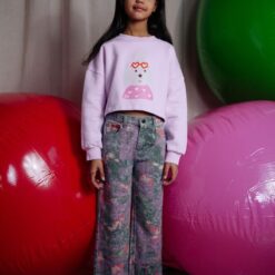 Alternative view of Daily Brat - Cheecky Flower Jeans Poppy