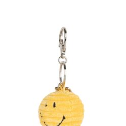 Alternative view of Smiley - Keychain Yellow