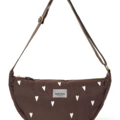 Studio Noos - Puffy Adult Fanny Pack Brown Hearts