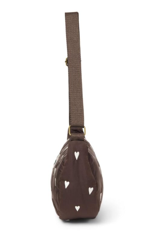 Studio Noos - Puffy Adult Fanny Pack Brown Hearts – Bild 3