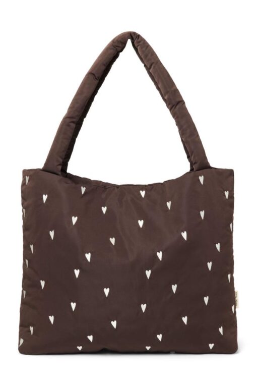 Studio Noos - Puffy Mom Bag Brown Hearts