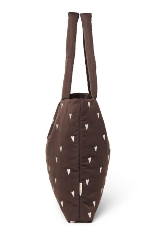 Studio Noos - Puffy Mom Bag Brown Hearts – Bild 2