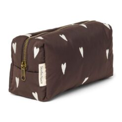 Alternative view of Studio Noos - Puffy Pouch Brown Hearts