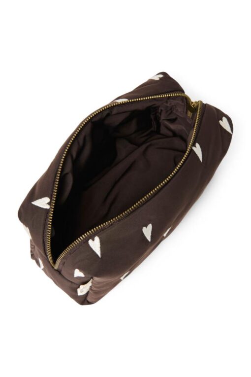 Studio Noos - Puffy Pouch Brown Hearts – Bild 3
