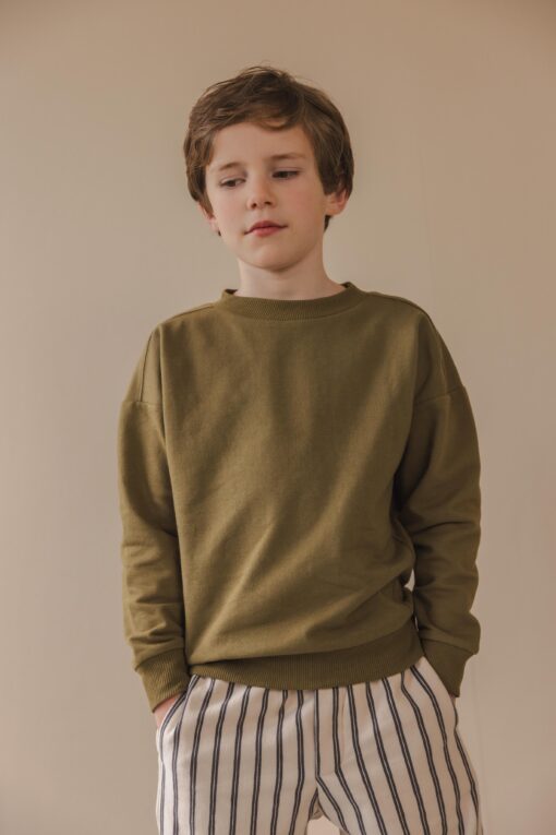 Phil & Phae - Chunky sweater soft moss – Bild 2