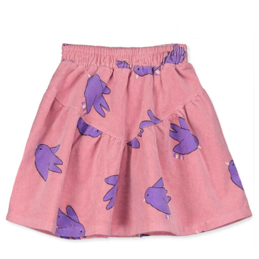 Lötie Kids - Skirt Flowing Bird Rose