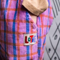 Alternative view of Lötie Kids - Corduroy Wide Pants Checks