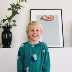 Alternative view of Lötie Kids - Sweatshirt Chilldog Green
