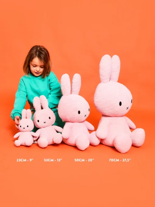 Miffy - Eco Corduroy Pink 33 cm – Bild 4