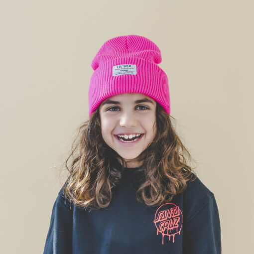 Lil Boo - Hygge Beanie Neon Pink – Bild 2