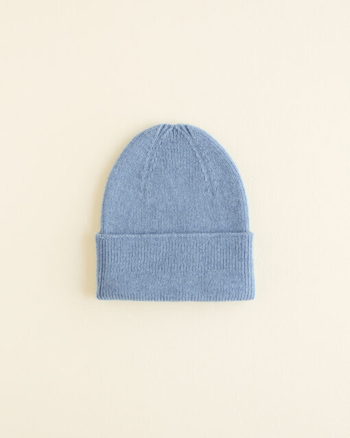 Hvid - Beanie Fonzie NEWBORN Light Blue