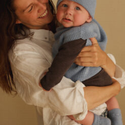 Alternative view of Hvid - Beanie Fonzie NEWBORN Light Blue