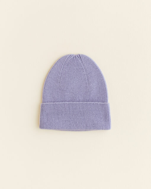 Hvid - Beanie Fonzie NEWBORN Lilac