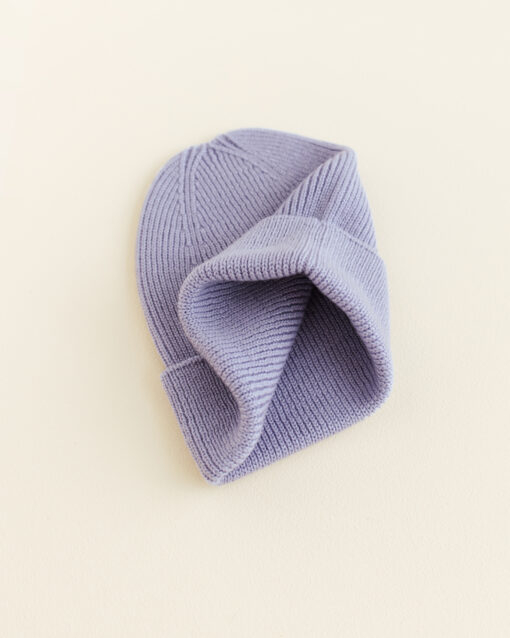 Hvid - Beanie Fonzie NEWBORN Lilac – Bild 3