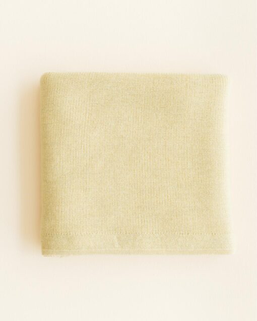 Hvid - Blanket Felix Light Yellow