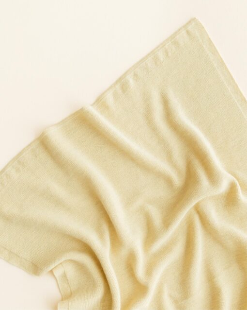 Hvid - Blanket Felix Light Yellow – Bild 3