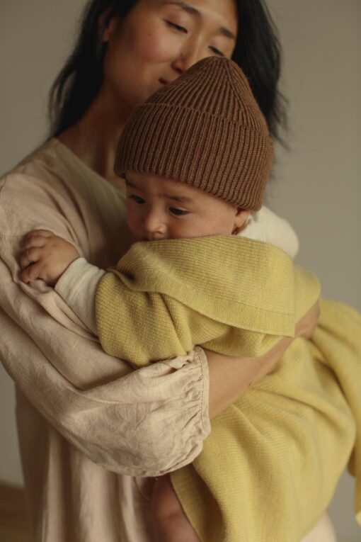 Hvid - Blanket Felix Light Yellow – Bild 4