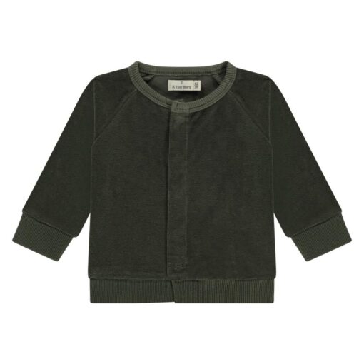 A Tiny Story - baby cardigan Basil