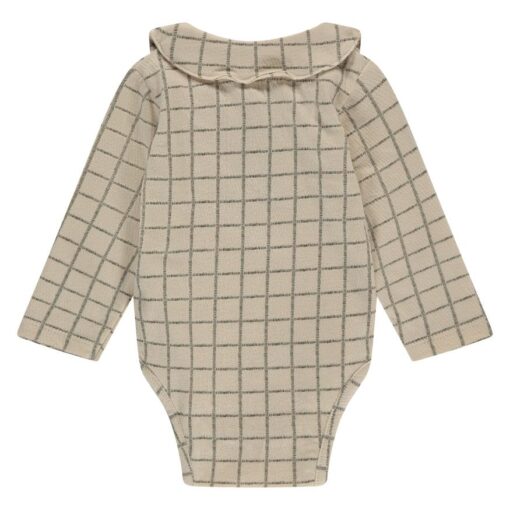 A Tiny Story - baby romper long sleeve Snow – Bild 2