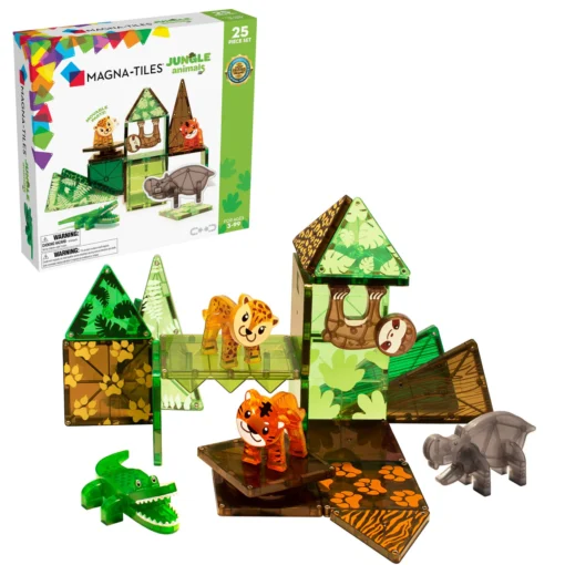 Magna-Tiles - Jungle Animals 25 Piece Set – Bild 3