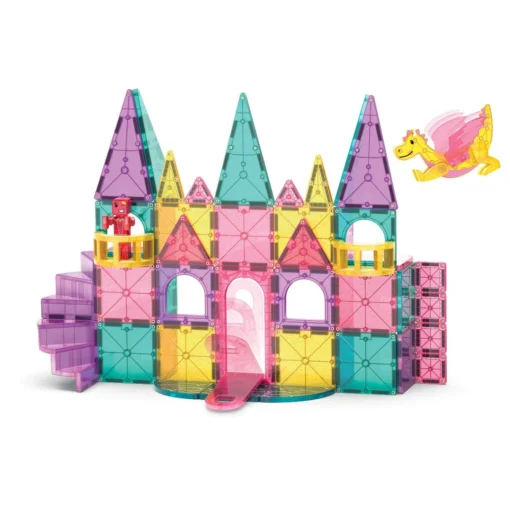 Magna-Tiles - Castle Deluxe 48 piece – Bild 5