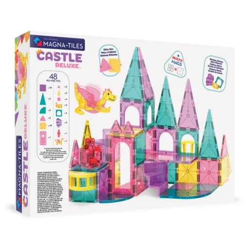 Magna-Tiles - Castle Deluxe 48 piece – Bild 2
