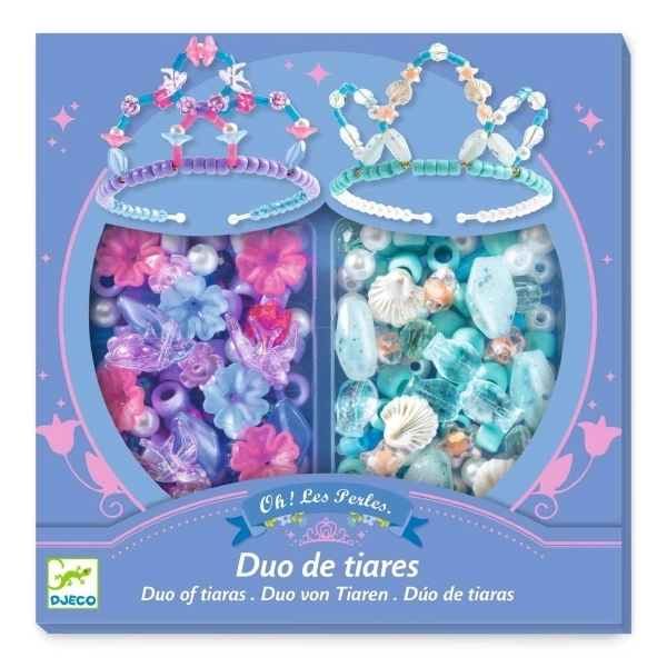 Djeco - Schmuck basteln: Tiaras Blau