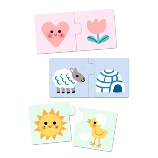 Djeco - Lernspiel: Puzzle duo: Farben – Bild 2