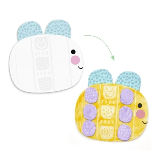 Djeco - Malset Fingerfarbe Kleine Formen – Bild 4